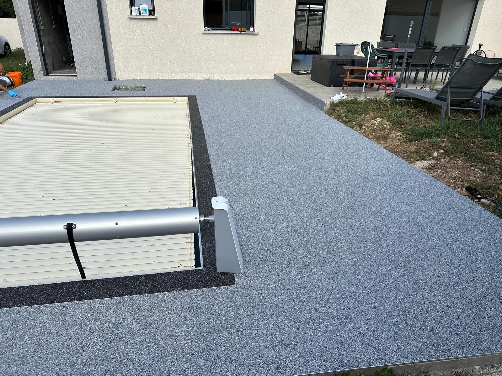 Plage de Piscine Design Anthracite - vue 3
