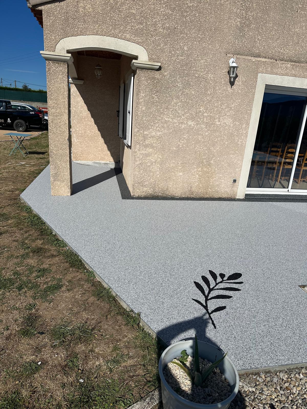 Terrasse avec Motif d'Olivier - vue 2