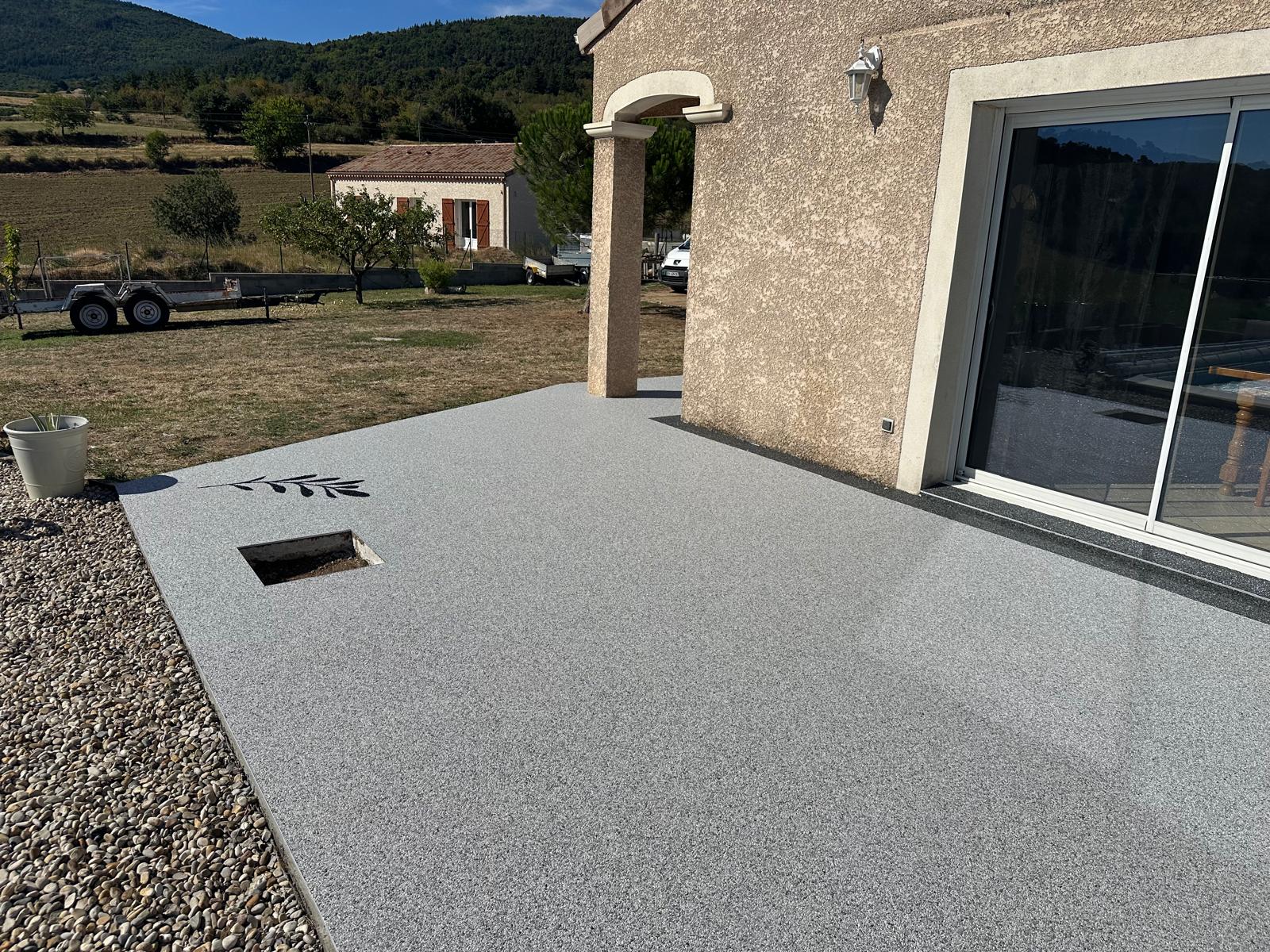 Terrasse avec Motif d'Olivier - vue 4